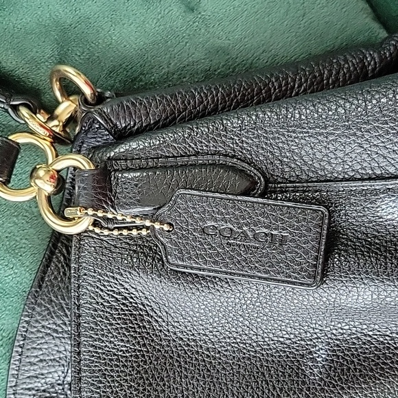 Coach Black Leather Women's Bag - Picture 6 of 6